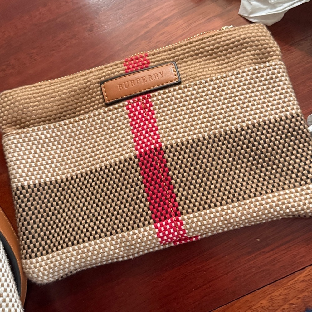 Stylish Tan and Red Women's Bag - Picture 4 of 8